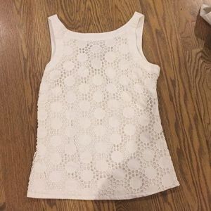 VINEYARD VINES WHITE LACE SHIRT